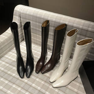 Chaussure artisanale en cuir véritable à bout rond et talon unique, avec grande boucle de ceinture rétro, semelle souple, antidérapante, imperméable et durable - Product Image 6