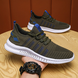 Zapatos deportivos de <span class=keywords><strong>verano</strong></span> de malla transpirable personalizables de alta calidad para hombres, zapatos deportivos de moda, plantillas ligeras de EVA para correr - Product Image 6