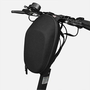 Electric Scooter Handlebar Bag <b>EVA</b> Hard Shell 10KG Capacity Black Wear-Resistant For Electric Scooters - Product Image 1