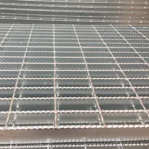 热镀锌焊接走道格栅重型金属地板格栅锯齿状防滑安全格栅