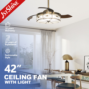 <span class=keywords><strong>Ventilador</strong></span> <span class=keywords><strong>de</strong></span> <span class=keywords><strong>techo</strong></span> con luces led y control remoto, serie moderna doméstica, <span class=keywords><strong>plegable</strong></span>, antiguo, 1 unidad - Product Image 2