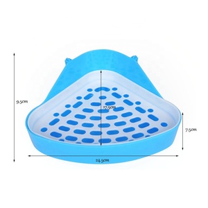 Toilettes pour animaux de compagnie Petit bac à litière pour animaux Coin pour Hamster Cochon d'Inde <span class=keywords><strong>Furet</strong></span> Gerbille Chinchilla Pet Petit Rat Toilette - Product Image 6