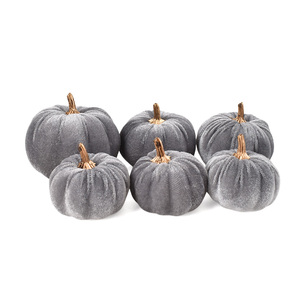Fabric and Black-gold Pumpkins Assorted Size Decoration for Fall Home Farmhouse Harvest Thanksgiving Valentine's Day Decorative - Product Image 6