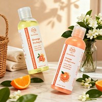 Lotion Peeling Éclaircissante et Exfoliante à l'Orange Fermentée, AHA, BHA, Acide Glycolique et Niacinamide pour le Corps – Système de Traitement Renouvelant la Peau