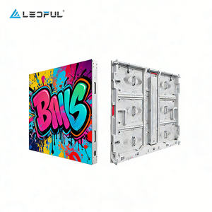 Générateur diesel compatible avec écran LED extérieur P6 pour signalisation temporaire fixe de chantier de construction - Product Image 1