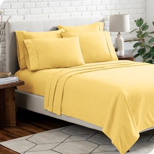 All'ingrosso 6 pezzi Deluxe biancheria da letto in microfibra cotoni King set di <span class=keywords><strong>lenzuola</strong></span> con 4 federe - Product Image 3