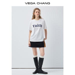 Falda Corta Estilo Vintage Retro Negra Y2K de VEGA CHANG para Oficina y Viajes, Falda en Línea A de Longitud Mini, Versátil y Moderna para Primavera - Product Image 2