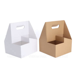 Fabricante logotipo personalizado impresión bebida caliente café <span class=keywords><strong>Boba</strong></span> té para llevar tazas portador cajas de papel Sushi comida para bebés en relieve en caja - Product Image 1