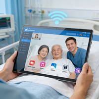 Hastane Tıbbi Cihaz Hemşire Çağrı Sistemi için ODM Tablet 11 İnç Dokunmatik Ekranlı Sağlık Hizmeti Duvara Monte Android Tablet Bilgisayar