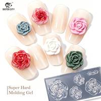 Gel de modelage pour ongles à marque privée, durcisseur fort, adhérence puissante, dissoluble UV/LED, fournitures pour ongles, vernis gel