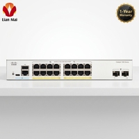 Commutateur de bureau géré Cisco Catalyst 1300 C1300-16P-2G 16 ports Gigabit PoE L2, neuf et scellé