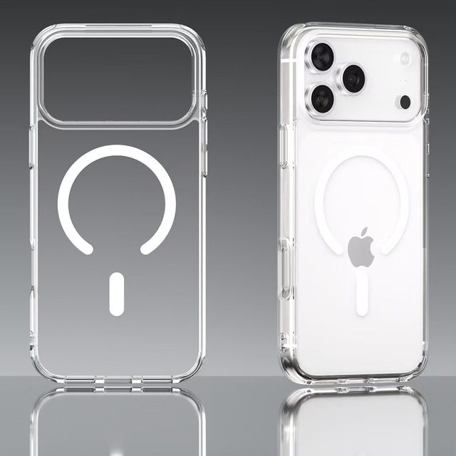 Durable TPU+PC N52 Magnetic Phone Case for 15 14 Waterproof Shockproof Anti-Scratch Clear Cover for iPhone 17 16 Pro Max