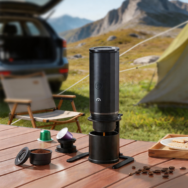 ZeroHero Portable Coffee Machine Battery Powered Espresso Machine for Camping Travel and Outdoor Use