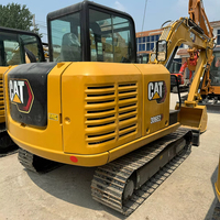 Excavatrice compacte Caterpillar 306E2 à commande intelligente, classe 6 tonnes, à balayage de queue zéro, d'occasion, testée et inspectée en Chine, stock flexible