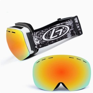 Gafas deportivas unisex Gafas de Sol de esquí para hombre y gafas con superficies esféricas antivaho Gafas de senderismo al aire libre a prueba de viento - Product Image 3