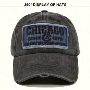 หมวกเบสบอลปักโลโก้แบบกำหนดเองของสหรัฐอเมริกา หมวกเบสบอลทรงโค้ง 6 แผง หมวก Snapback สำหรับผู้ชาย - Product Image 3