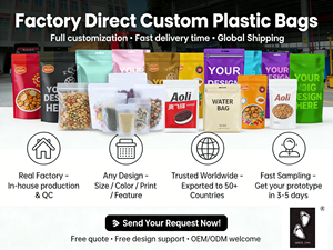 Bolsa de Embalaje Termosellable Personalizada con Impresión, Bolsa Pequeña con Sellado Trasero, Grado Alimenticio, MOQ Bajo de 200 Piezas, Impresión OEM - Product Image 6