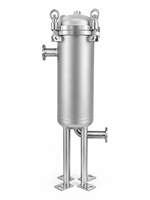 Filtro de seguridad de cartucho con tapa plana sanitaria, filtro de superficie plana pulido a espejo para filtración de agua, productos químicos y cosméticos