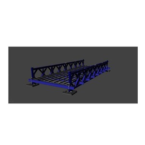 <span class=keywords><strong>Puente</strong></span> de Acero de Larga Duración, Estructura de Acero Soldada de Alta Resistencia, <span class=keywords><strong>Puente</strong></span> Bailey, <span class=keywords><strong>Puente</strong></span> de Celosía, Grado Q345/Q235, Modelo ZB200, Construcción 9 - Product Image 5