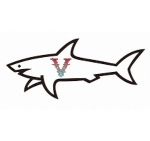 Pegatina Personalizada 3D de Tiburón de Dibujos Animados, PVC Resistente a los Rayos UV, Acabado Brillante Impermeable, Decoraciones Elegantes para Motocicletas y Fiestas - Product Image 5