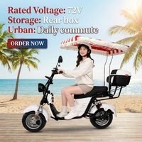Scooter électrique pour adultes, moto à 2 roues, cyclomoteur 72V, 1500W, vitesse 80 km/h, CKD CBU pour l'Afrique