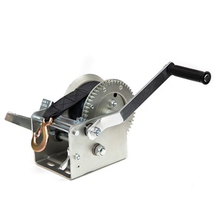 Treuil <span class=keywords><strong>manuel</strong></span> à manivelle pour tirer une petite grue de levage avec câble en acier - Product Image 1
