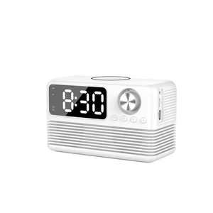 Réveil numérique LED Redwingy <span class=keywords><strong>BT510</strong></span> avec haut-parleur, subwoofer stéréo, haut-parleur sans fil avec charge rapide sans fil 15W, radio - Product Image 6