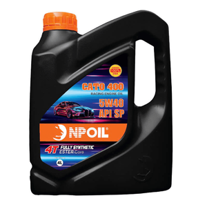 Aceite de motor para automóvil NPOIL CATO 400 5W40 4L Aceite base y aditivos premium para motores modernos de gasolina y diésel. - Product Image 1