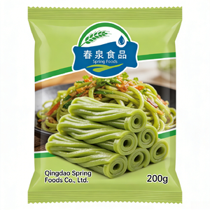 Nouilles Udon au Matcha Faible en Calories, à Base de Blé Dur, Saveur Thé Vert, en Vrac, Instantanées, Saines et Diététiques - Product Image 3