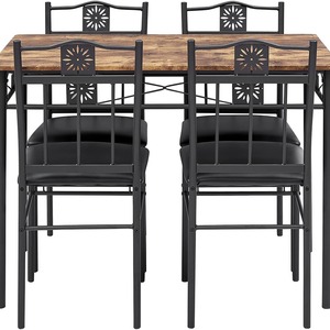 Factory wholesale dining <b>table</b> and chair sets, stylish, modern, minimalist, suitable <b>for</b> <b>small</b> homes and apartments, - Product Image 5