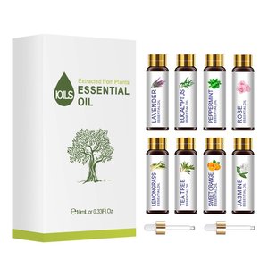 Venta caliente Aceite de masaje orgánico de alta calidad 10ml Volumen Limón Té Árbol Rosa Lavanda Ingredientes Hecho Semilla cruda para uso diario - Product Image 2