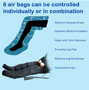 אלחוטי 2024 8 12 חדרי התאוששות משאבת מגפיים עיסוי, נייד שרירים מותאם אישית לוגו ספורט רגל אוויר - Product Image 6