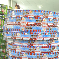 Étiquettes personnalisées en rouleau pour produits frais de la ferme : légumes, fruits, viande – Idéales pour l'affichage en magasin