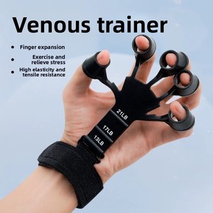 Entrenador Venoso de Silicona para Flexibilidad de Dedos, Rehabilitación de la Fuerza de Agarre, <span class=keywords><strong>Ejercicio</strong></span> de Muñeca de Cinco Dedos, Entrenamiento de Brazo, Alta <span class=keywords><strong>Elasticidad</strong></span> - Product Image 4