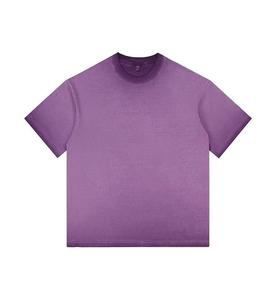 Áo thun nam hè hot sale, thiết kế cũ kỹ, 100% cotton, dáng rộng, in logo tùy chỉnh, thời trang đường phố, áo thun nam size lớn - Product Image 5
