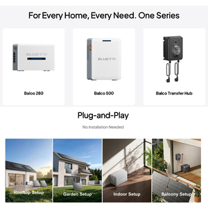 Sistema de Almacenamiento <span class=keywords><strong>Solar</strong></span> para Balcón BLUETTI Todo en Uno, Listo para Usar, 1.2kW 2560Wh, Gestión Inteligente de Energía con IA para Apartamentos y Hogares - Product Image 2