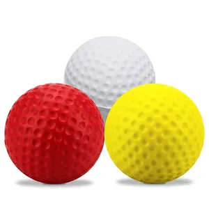 Màu Sắc Tươi Sáng Ánh Sáng Trong Nhà Ngoài Trời Đào Tạo Thực Hành Golf Thể Thao Elastic PU Foam Balls