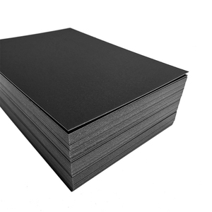 100% Virgin Wood Pulp High Quality Black Paper C2S coated <b>Cardboard</b> Customized Size in <b>roll</b> price for printed - Product Image 2