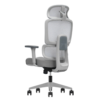 Chaise de bureau ergonomique pivotante à bas prix, réglable, en maille, pour le travail, le dessin, le bureau, inclinable
