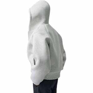 Sudaderas con Capucha Casuales de Algodón para Hombre, Talla Grande, Cierre Completo, con Logotipo Estampado, Sudadera con Capucha Lisa para Hombre, Bordado, Diseño Estampado - Product Image 4