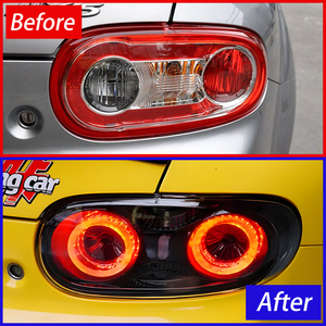 Conjunto de Luces Traseras para <span class=keywords><strong>Mazda</strong></span> <span class=keywords><strong>MX</strong></span>-<span class=keywords><strong>5</strong></span> 2009-2015, Luces LED Traseras para Automóvil, Actualización con Luz de Señalización Intermitente Dinámica, Conexión Plug and Play - Product Image 6