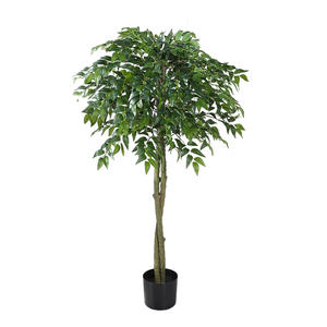 Árvores artificiais realistas do fabricante com folhas caindo barato casamento decoração interior paisagem real toque plantas - Product Image 6