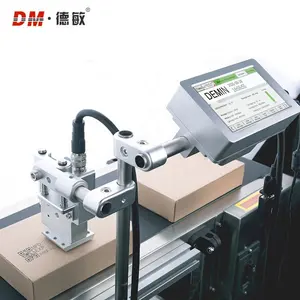 DMinX10 Hochgeschwindigkeits-Schreibmaschine drucken Logo Datum Chargen nummer kleine Verpackung Produktions linie zählen automatischen Tinten strahl drucker