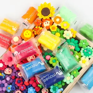 Gxin M020B1 Ton 24 Farben und Werkzeuge superleichte Lehm-Spielzeuge Kreativer Raum für Kinder farbiger, luftgetrocknter weicher Ton