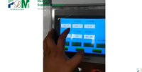 Machine industrielle de plissage rotatif pour aimants de réfrigérateur avec moteur PLC et roulement, garantie 1 an
