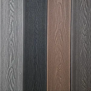 Waterproof outdoor plastic wood floor 2cm thickness tile decking composite