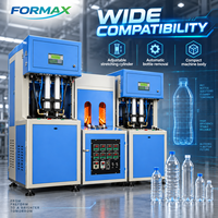 Machine de soufflage semi-automatique pour bouteilles PET, pour la fabrication de bouteilles d'eau minérale et de boissons