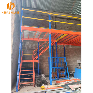 Tùy chỉnh hệ thống kệ kho lưu trữ giá tầng thứ hai nền tảng nhiệm vụ nặng nề tầng lửng thép tầng lửng - Product Image 1