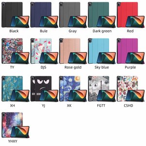 เคสฝาพับหนัง PU สามทบพิมพ์ลายสีสำหรับ Xiaomi mipad 5 /mipad 5 <span class=keywords><strong>pro</strong></span>/mipad <span class=keywords><strong>Pro</strong></span> <span class=keywords><strong>5G</strong></span> <span class=keywords><strong>11</strong></span> "เคสแท็บเล็ต2021 - Product Image 6