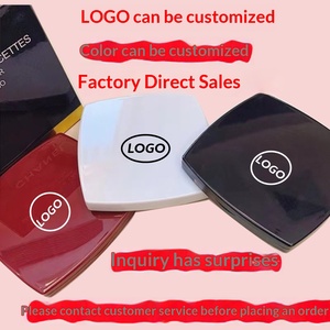 Specchio Tascabile Pieghevole Portatile Quadrato con Logo Personalizzato Stampato per Trucco e Bellezza - Product Image 3